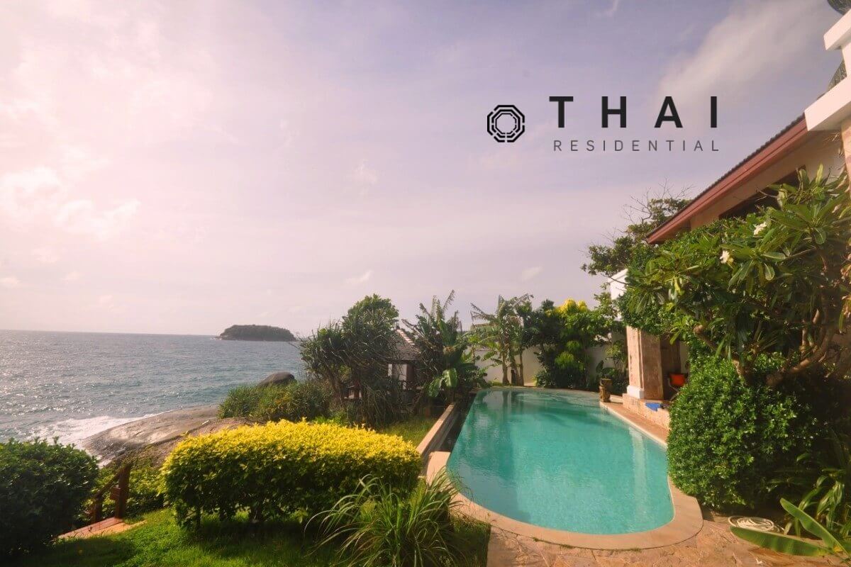 4-bedroom oceanfront pool villa near Kata Beach, Phuket PNSV-KAT-241 ocean access