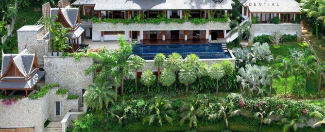 4 Bedroom Sea Facing Luxury Thai-Style Pool Villa for Sale at Surin Hill near Surin Beach, Phuket