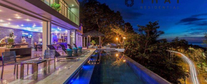 11 Bedroom Luxury Pool Villa Overlooking the Sea for Sale by Owner near Surin Beach, Phuket
