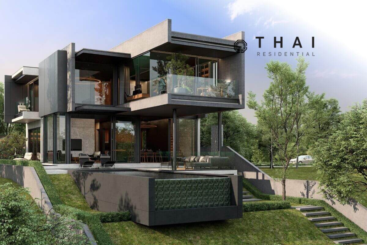 4 Bedroom Modern Ocean View Hillside Pool Villas for Sale in Rawai, Phuket