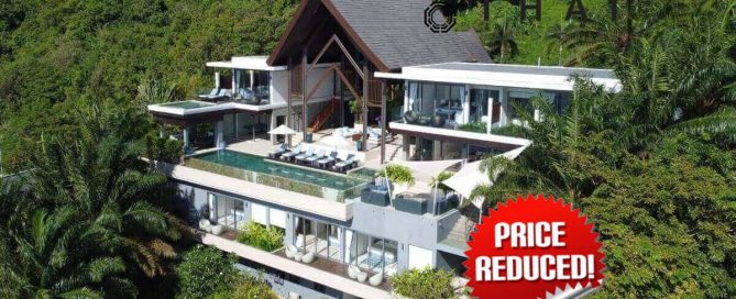 6 Bedroom Panoramic Sea View Luxury Pool Villa for Sale on Millionaire’s Mile in Kamala, Phuket