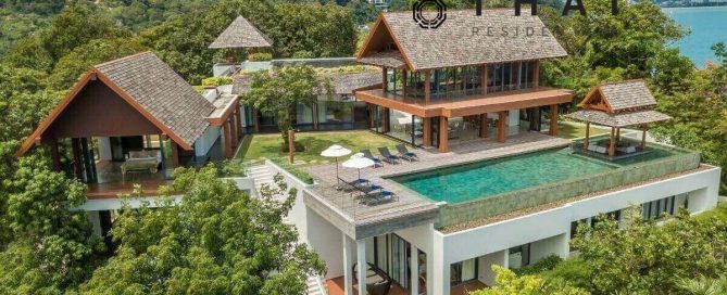 5 Bedroom Renovated in 2022 Luxury Oceanfront Pool Villa for Sale on Kamala Headland, Phuket