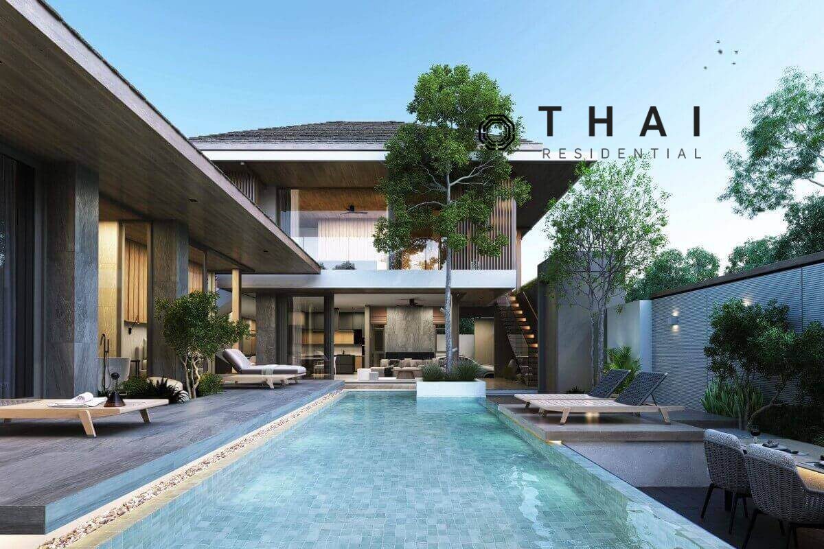 3 Bedroom Tropical Luxury Pool Villas for Sale 8 Mins to Bang Tao Beach in Cherng Talay, Phuket