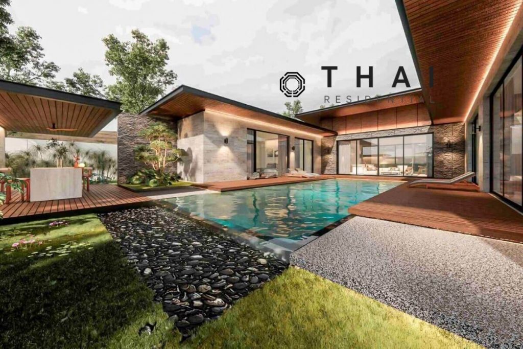 4 Bedroom Modern Pool Villas for Sale Walk to Ruamrudee International School in Chalong, Phuket