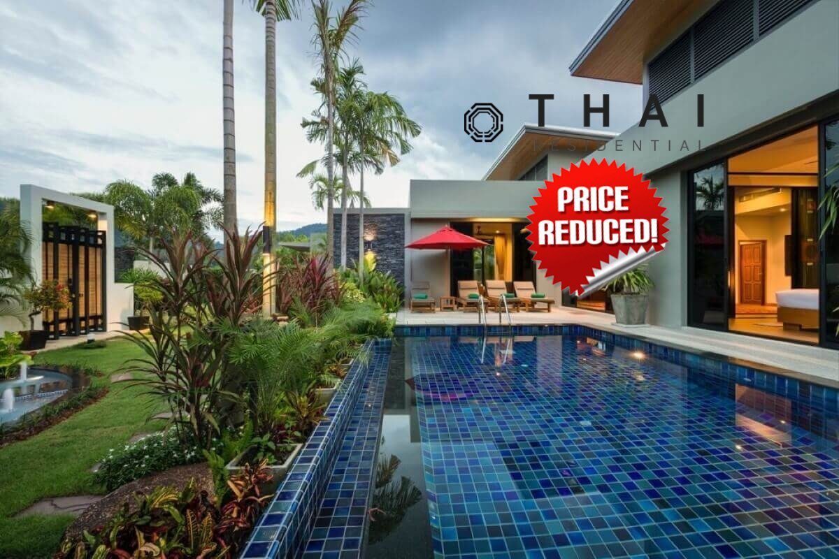 3 Bedroom Newly Renovated Modern-Zen Pool Villa for sale near Nai Harn Beach, Phuket