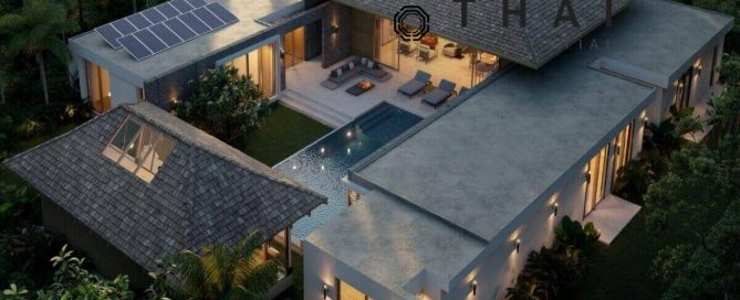 5 Bedroom Courtyard Style Pool Villas with Smart Home System for Sale in Cherng Talay, Phuket
