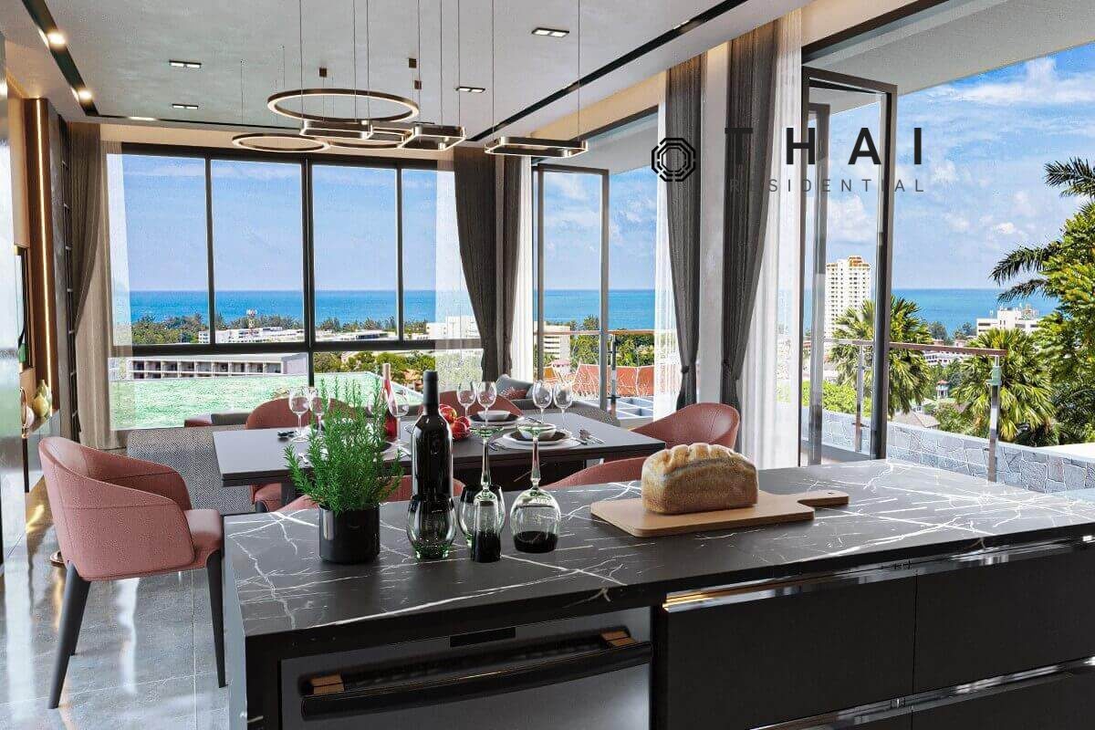 3-5 Bedroom Hillside Pool Villas with Panoramic Views of the Sea near Karon Beach, Phuket