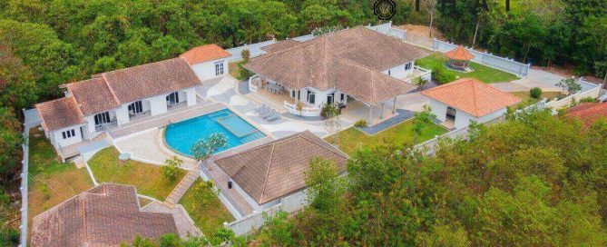 10 Bedroom Resort Style Pool Villa Estate on Large 3,200 Sqm Plot for Sale in Nai Harn, Phuket