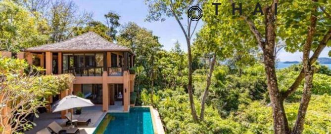 3 Bedroom Sea Facing Pool Villa for Sale on Large 1,172 Sqm Plot for Sale in Sri Panwa, Phuket