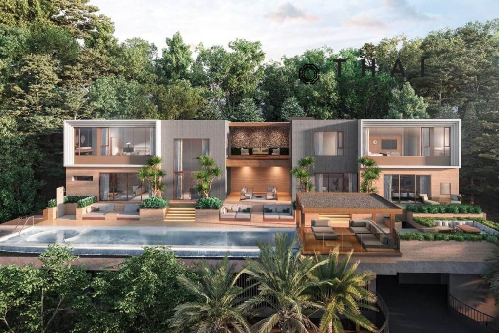 3-5 Bedroom Pool Villas with Beachfront Access for Sale in the Panwa-Ao Yon Coastline in Phuket