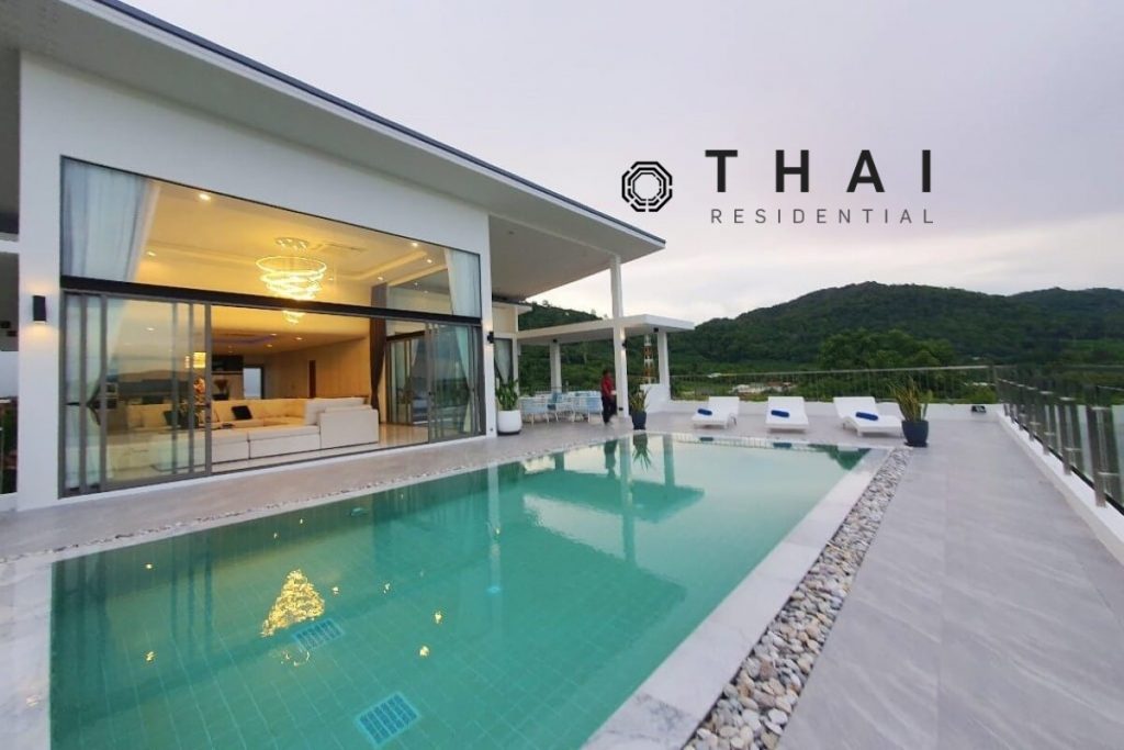4 Bedroom Completed 2022 Pool Villa on Large 1,220 Sqm Plot for Sale 5 Mins to Nai Harn Beach, Phuket