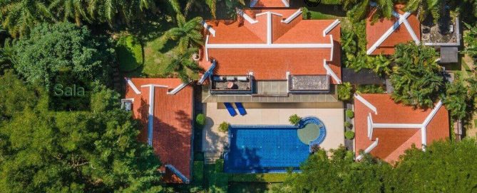 4.5 Bedroom Pool Villa on Large 2,038 Sqm Plot Overlooking Lake for Sale by Owner near Nai Harn Beach, Phuket
