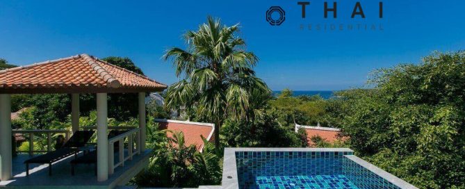 4 Bedroom Pool Villa Overlooking the Sea for Sale by Owner Walk to Kata Noi Beach, Phuket