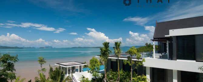 6-bedroom beachfront pool villa in Cape Yamu, Phuket PNSV-YAM-1373 exterior shot overlooking beach