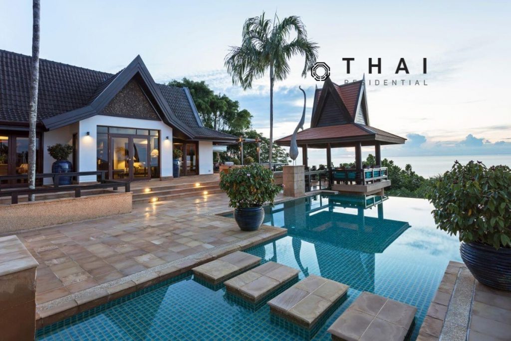 5 Bedroom Oceanfront Pool Villa for Sale 5 Minutes Walk to Kata Noi Beach, Phuket