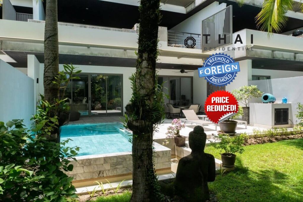 3 Bedroom Foreign Freehold Condo with Private Pool & Garden near Bangtao Beach, Phuket