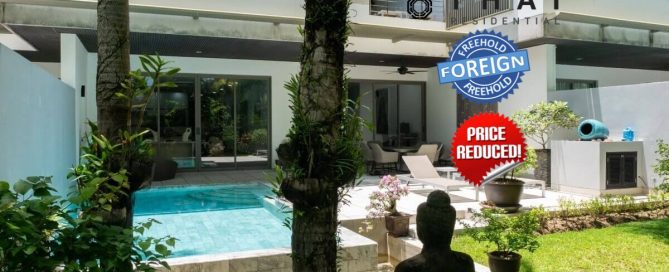 3-bedroom foreign freehold condo near Bang Tao Beach, Phuket PNSC-BAN-1304 private pool and garden