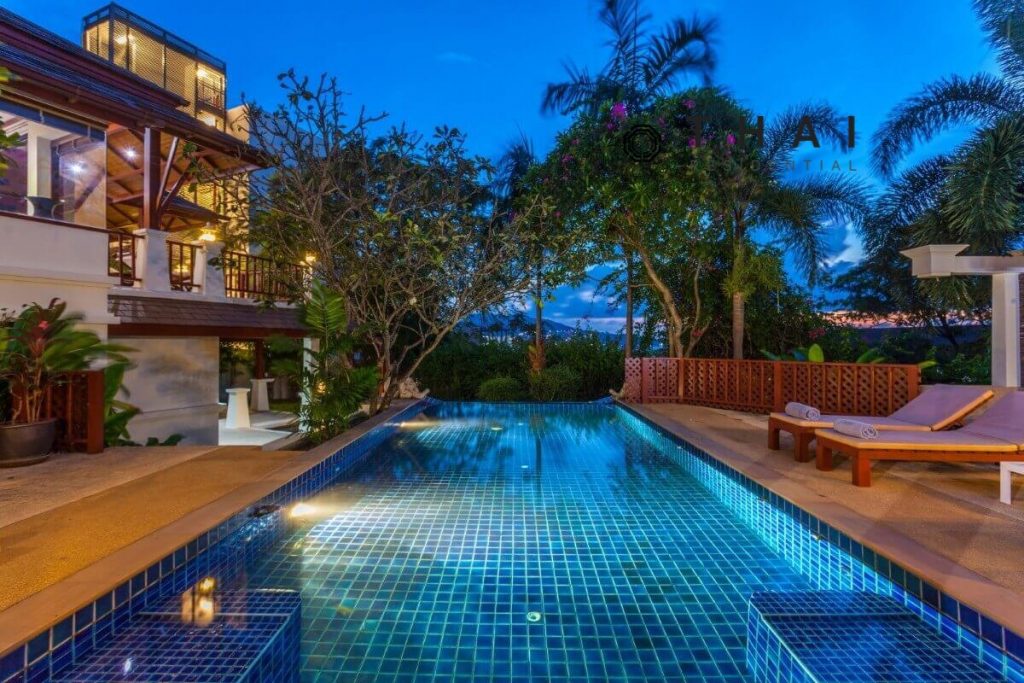 3 Bedroom Hillside Villa Overlooking the Andaman Sea Walk to Patong Beach, Phuket