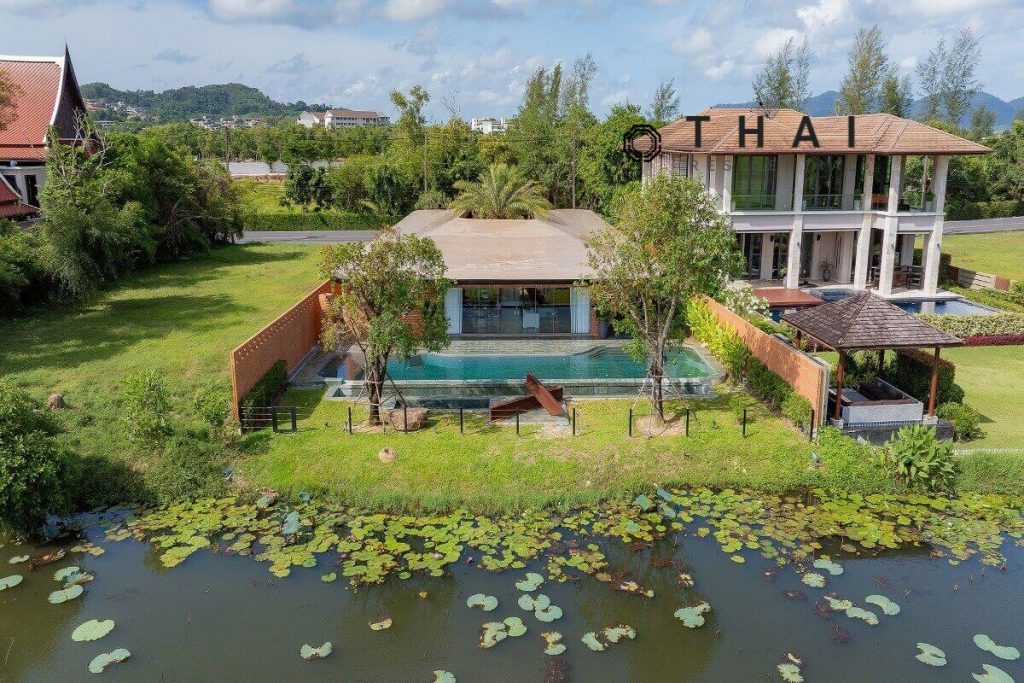 4 Bedroom Courtyard Style Lakeside Villa with Golf Course View in Laguna, Phuket