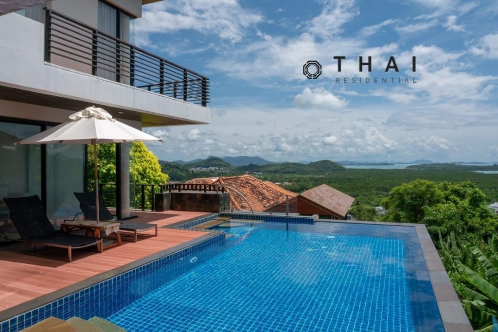 5 Bedroom Villa on Large Plot with Views of the Andaman Sea in Phuket Town
