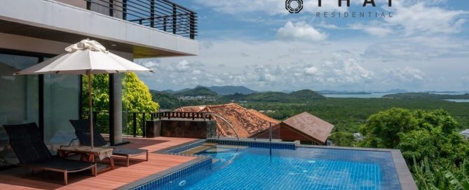 5-bedroom sea view pool villa in Phuket Town PNSV-PHU-1412 pool deck
